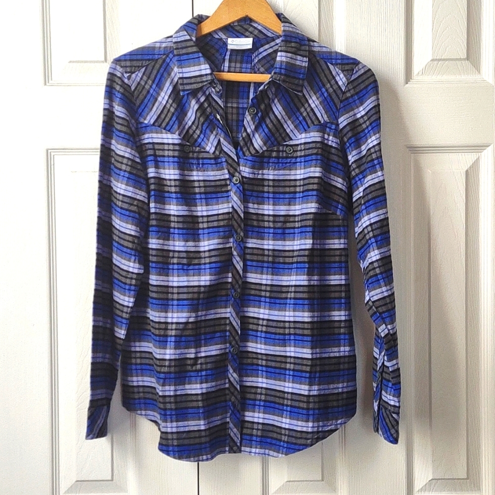 NWT Columbia Pettygrove plaid flannel shirt